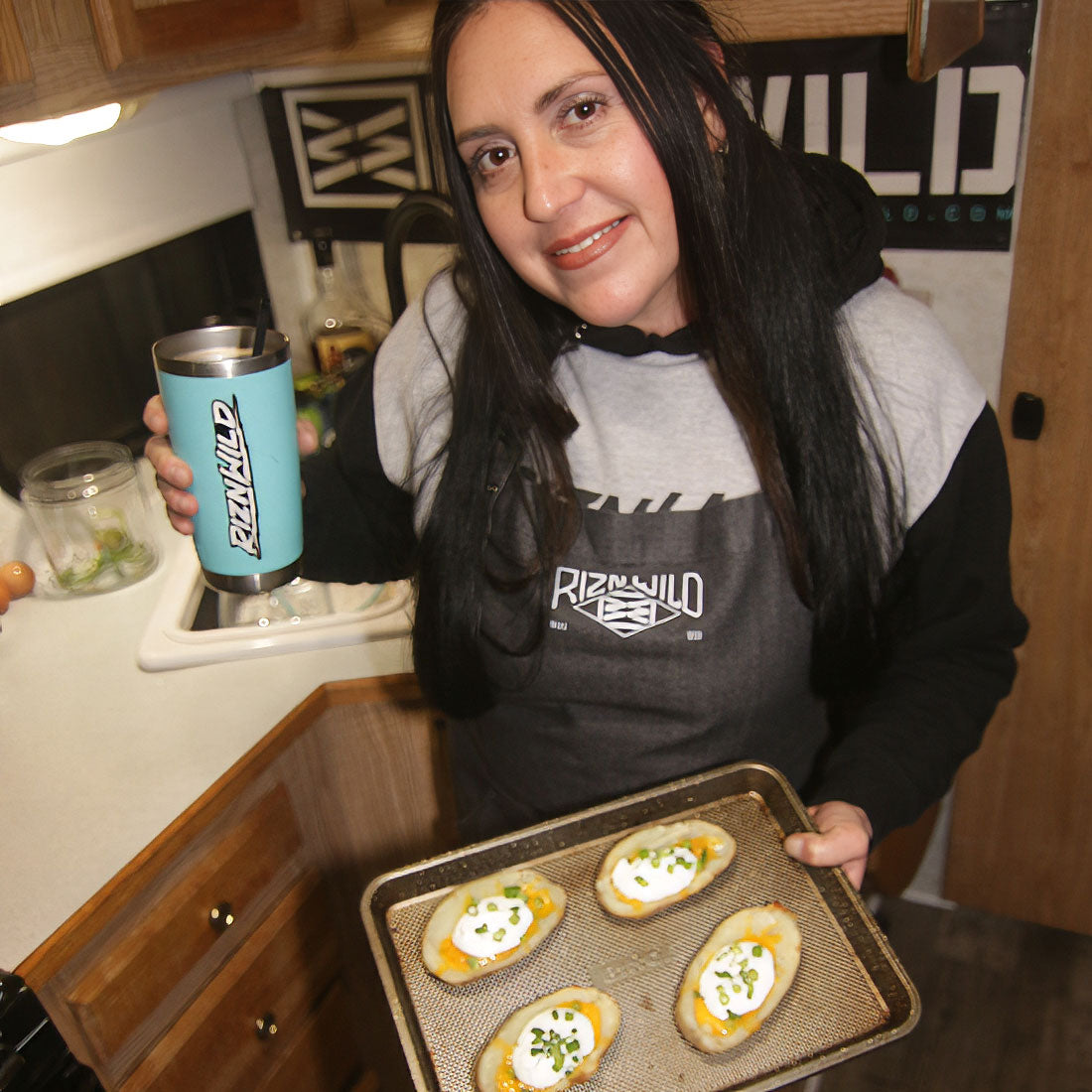 Range Bib Apron in Black Denim