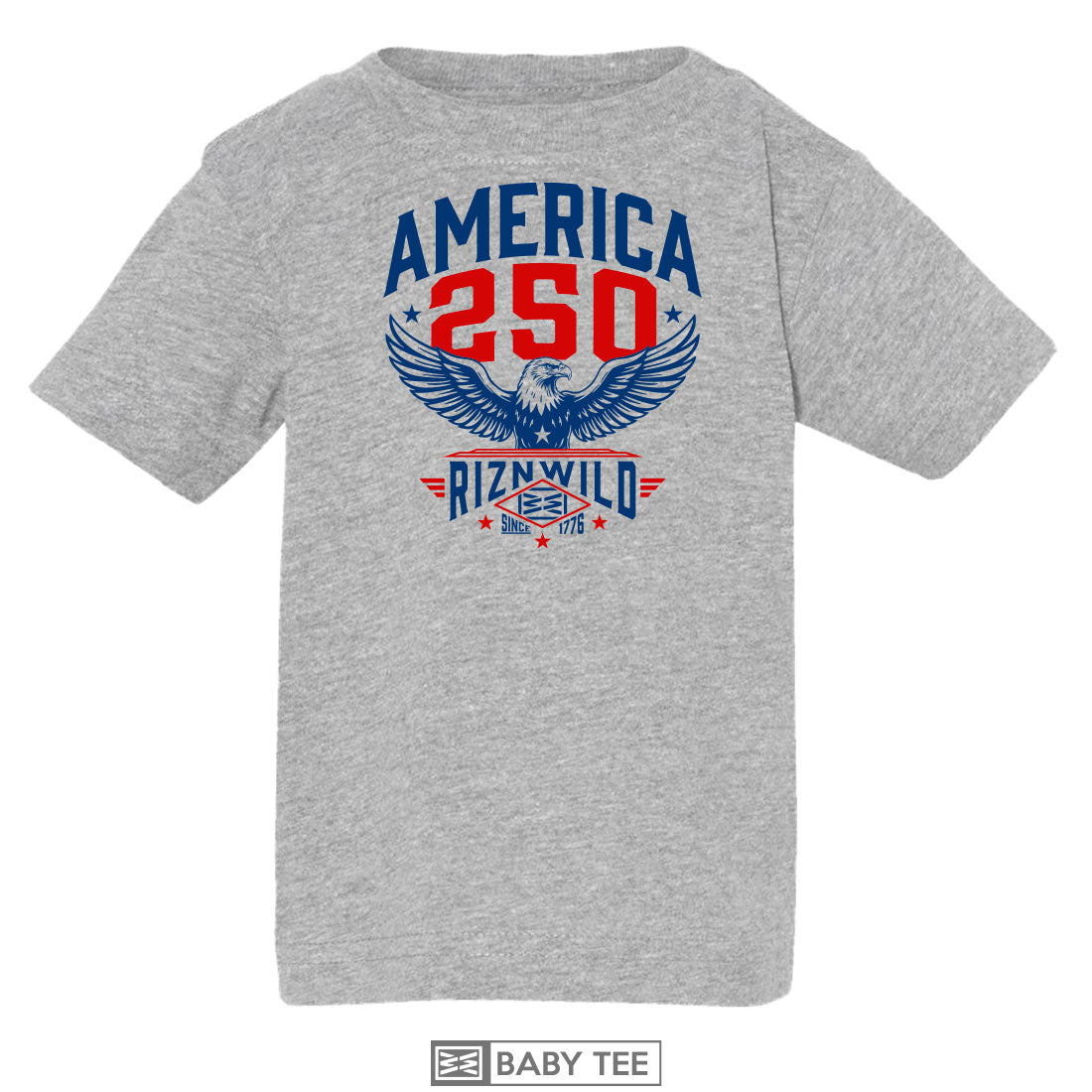 Freedom 250 Baby Tee in Heather