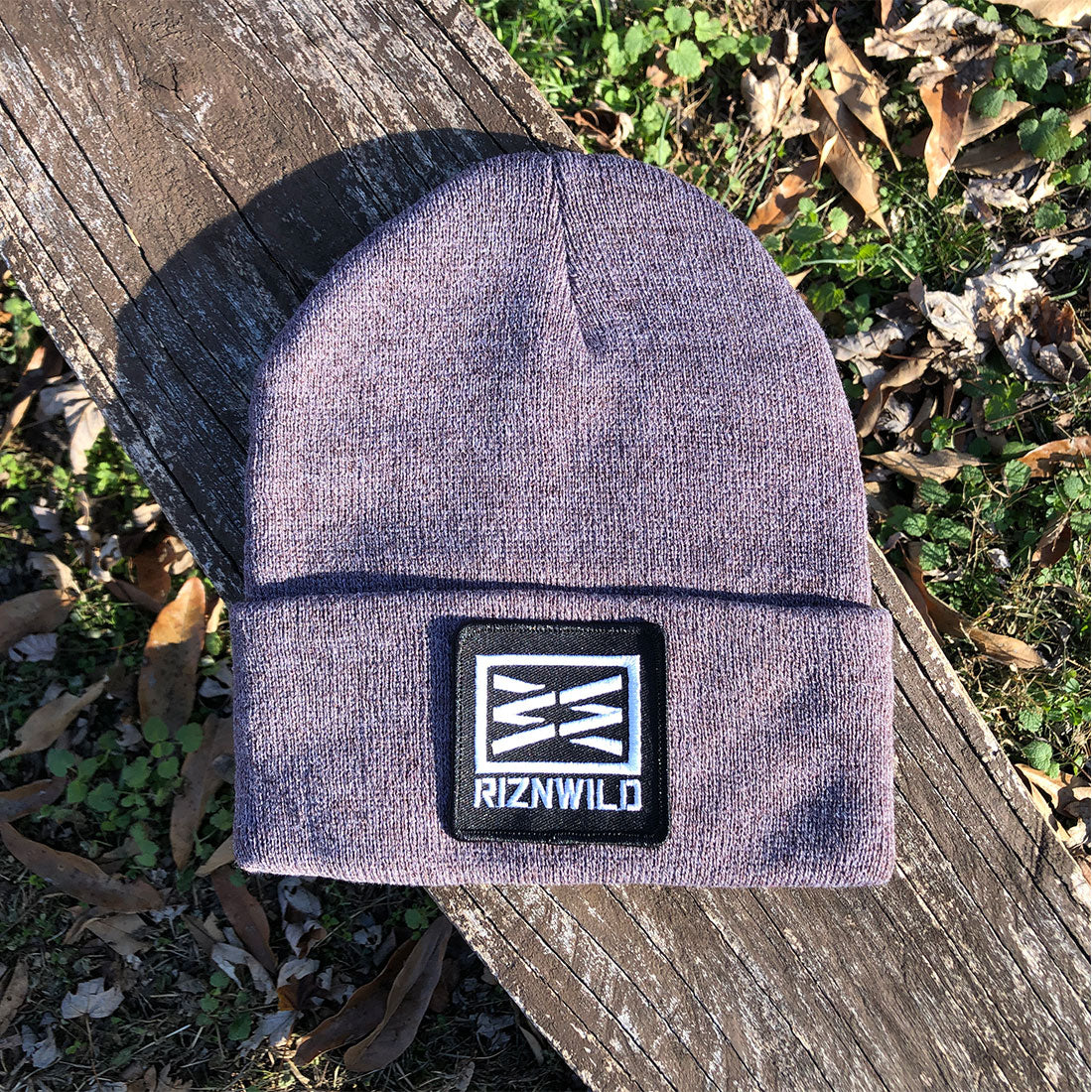 Basic Cuffed Beanie in Heather Brown