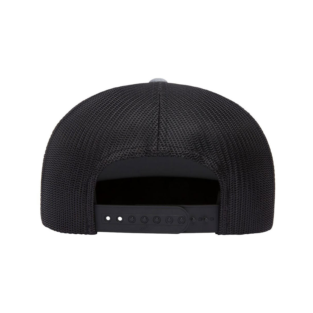 RIZNWILD Summit Trucker Hat in Heather Gray and Black Mesh
