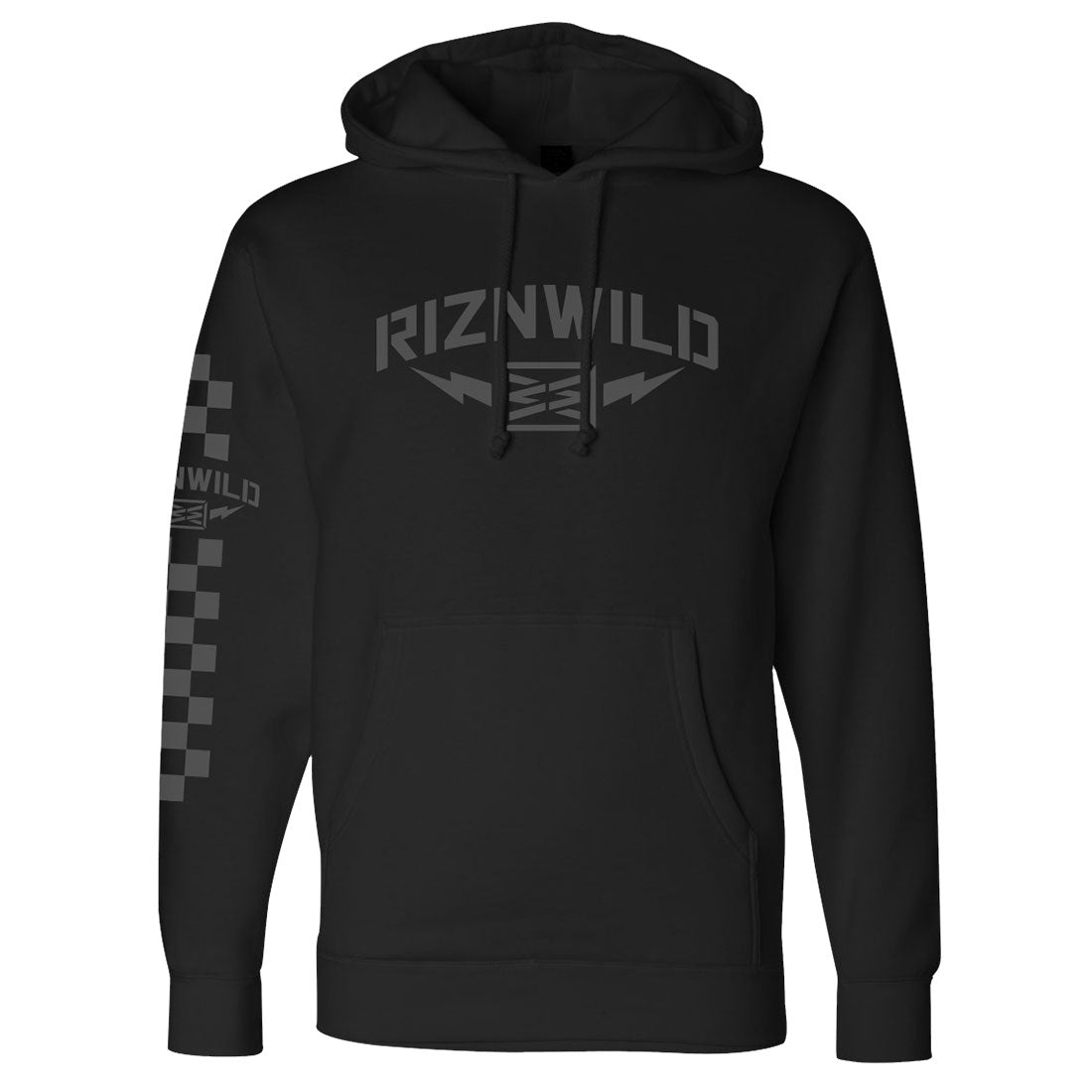 Force Men's Heavyweight Pullover Hoodie in Black