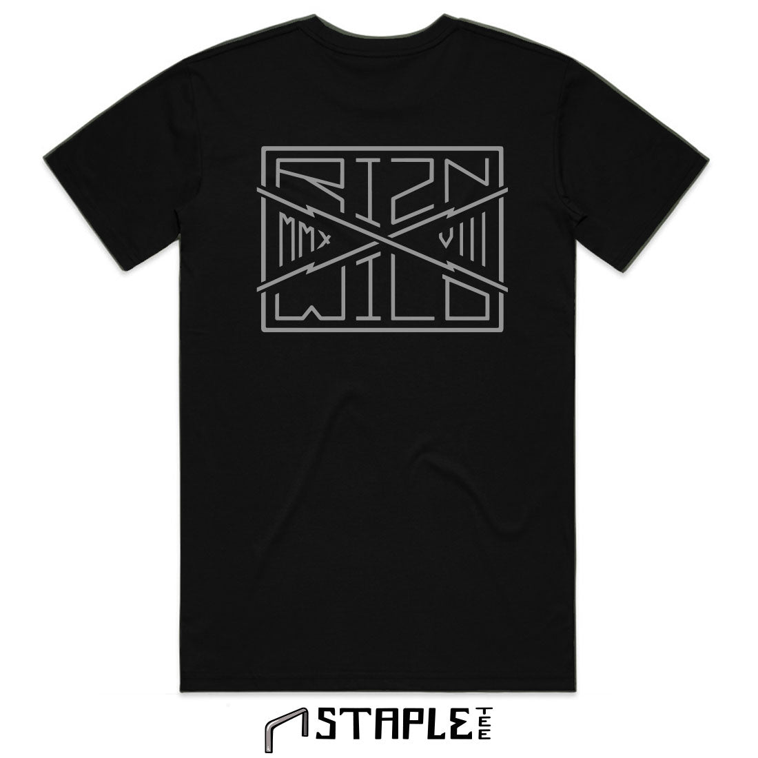Parallel Mens Staple Tee in Black