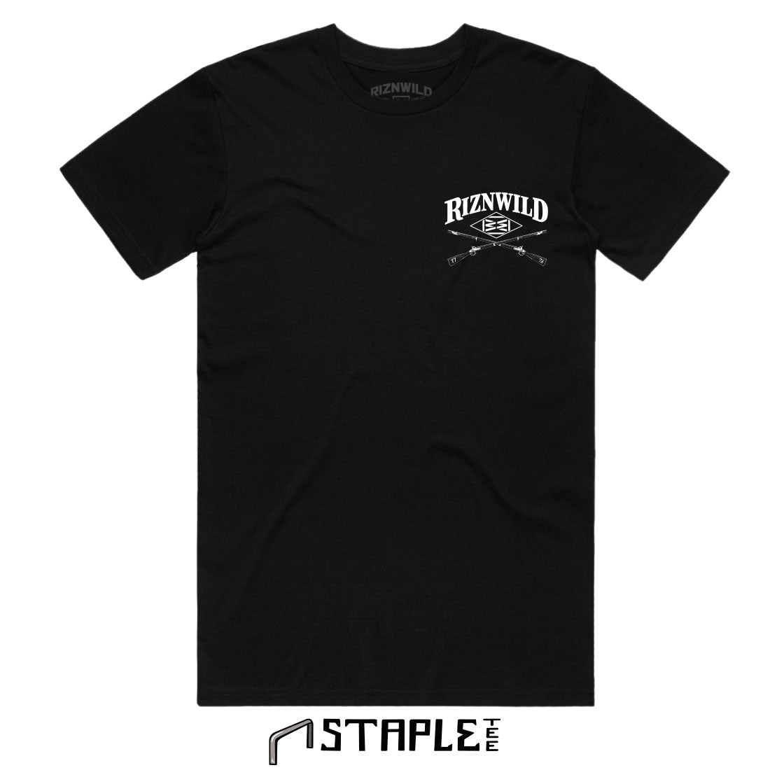 Patriot Mens Staple Tee in Black