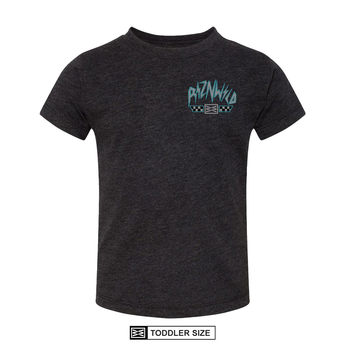 Dead Set Toddler Tee in Charcoal Black/Tri-Blend
