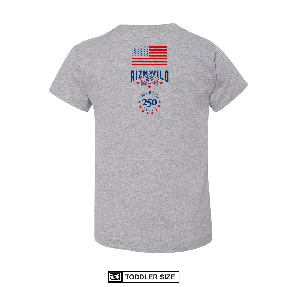 Freedom 250 Toddler Tee in Athletic Heather