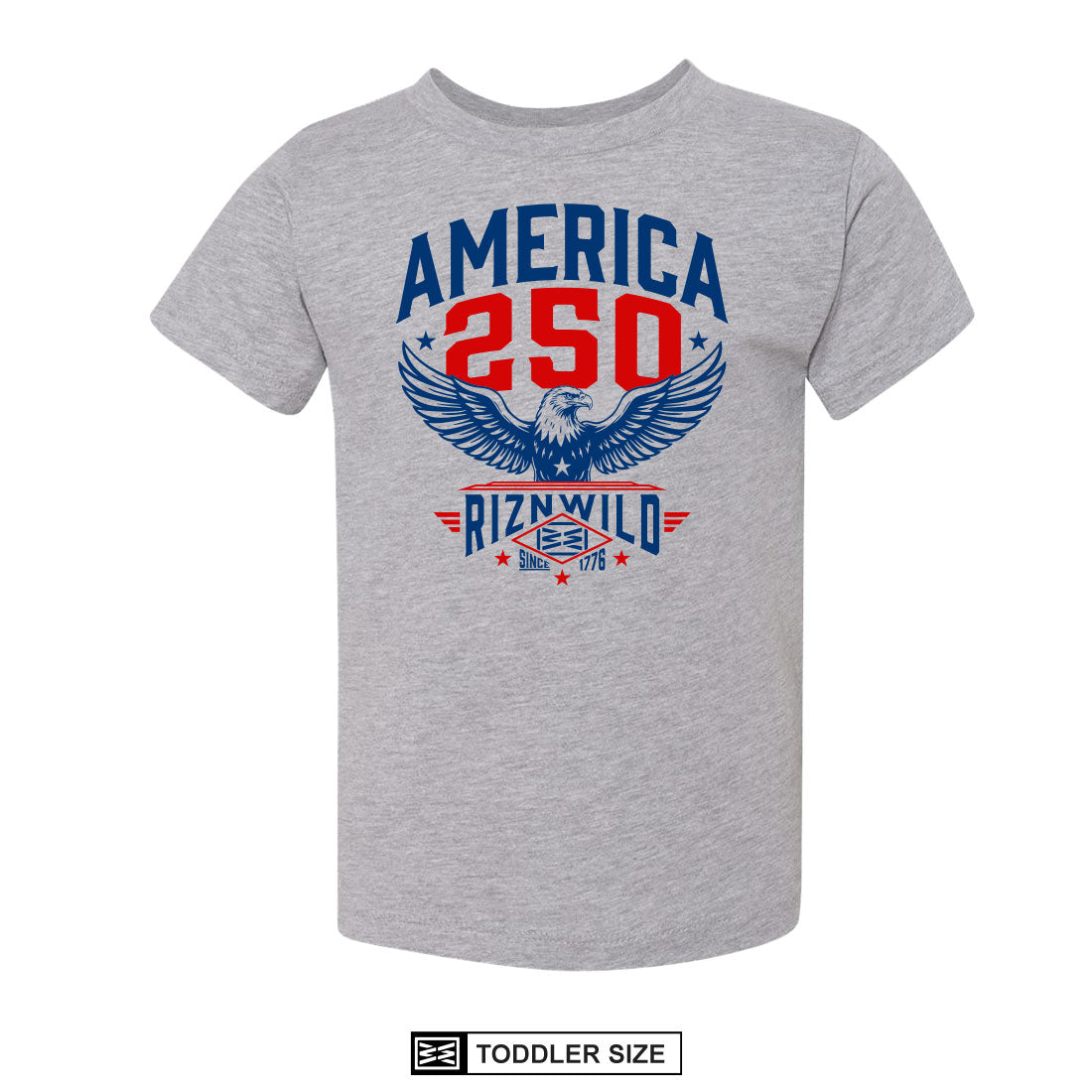 Freedom 250 Toddler Tee in Athletic Heather