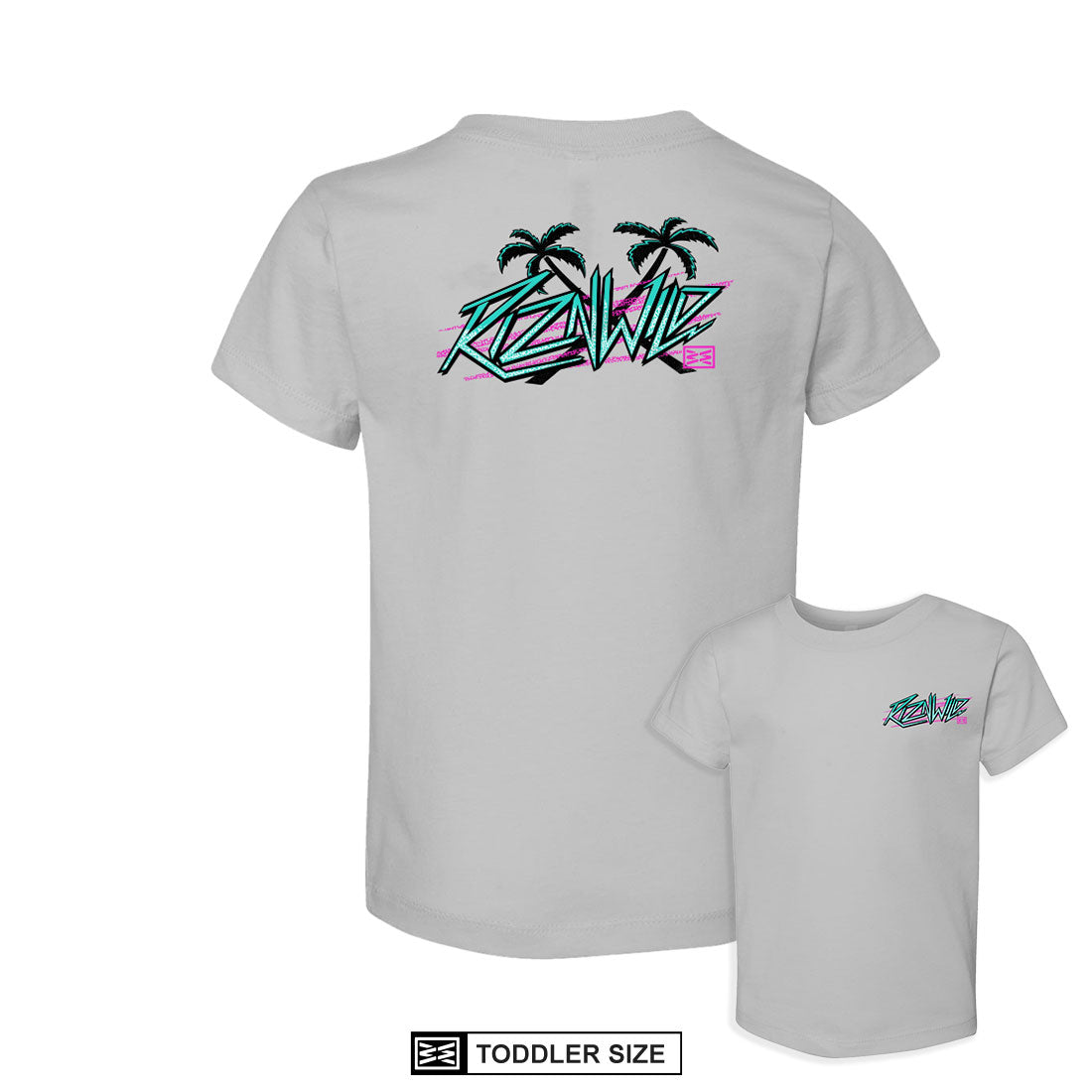 Electra Toddler Tee in Solid Athletic Grey