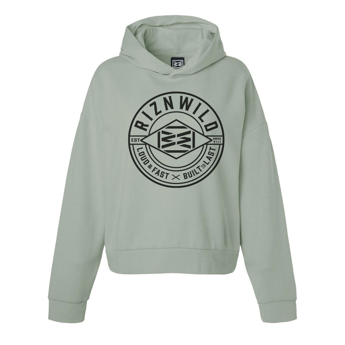 Forge Women's Slight Cropped Hoodie in Sage