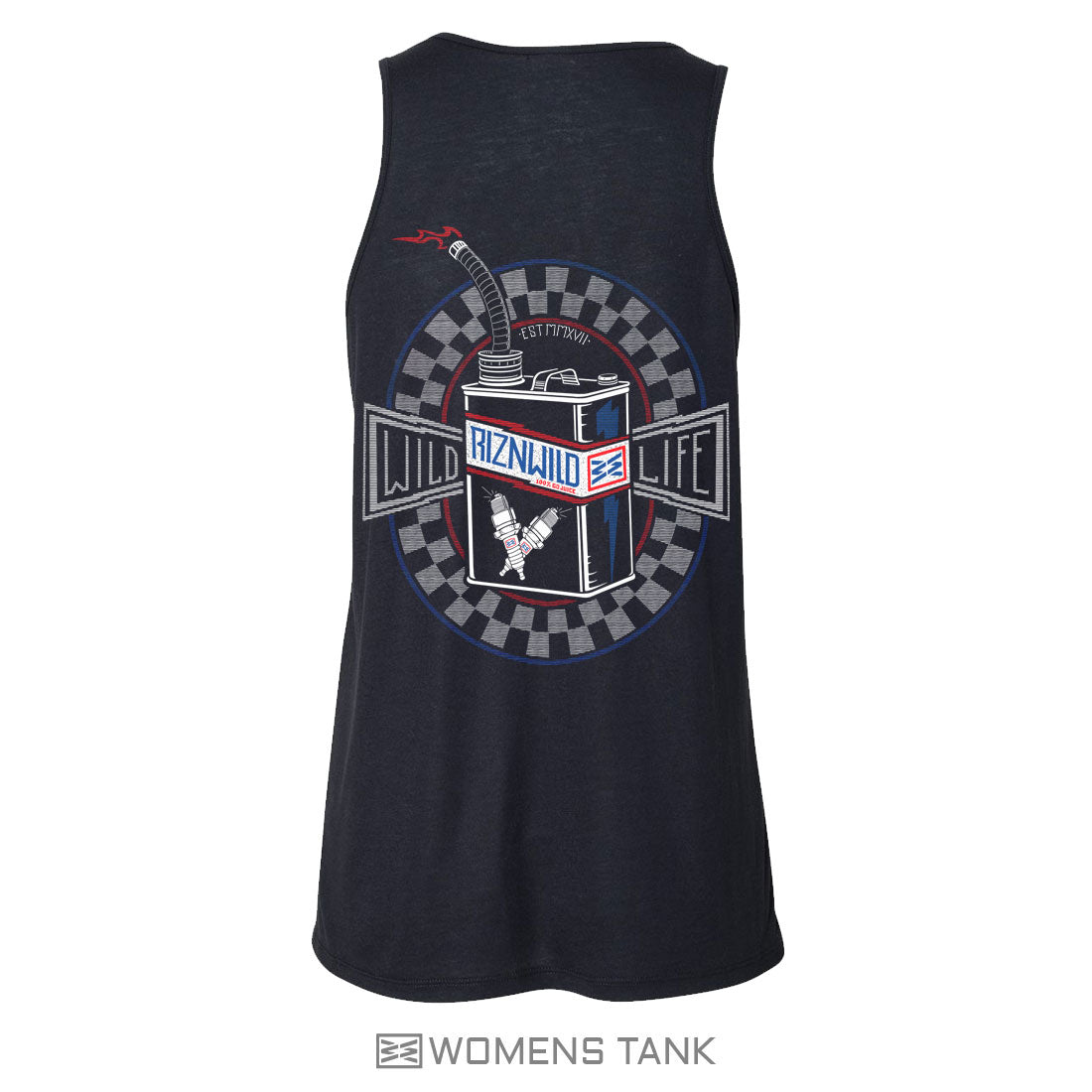 GO JUICE WOMENS JERSEY TANK IN BLACK