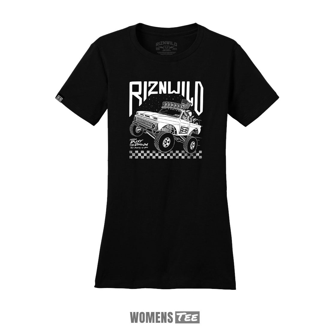 MIDNIGHT WOMEN'S SHORT SLEEVE TEE IN BLACK