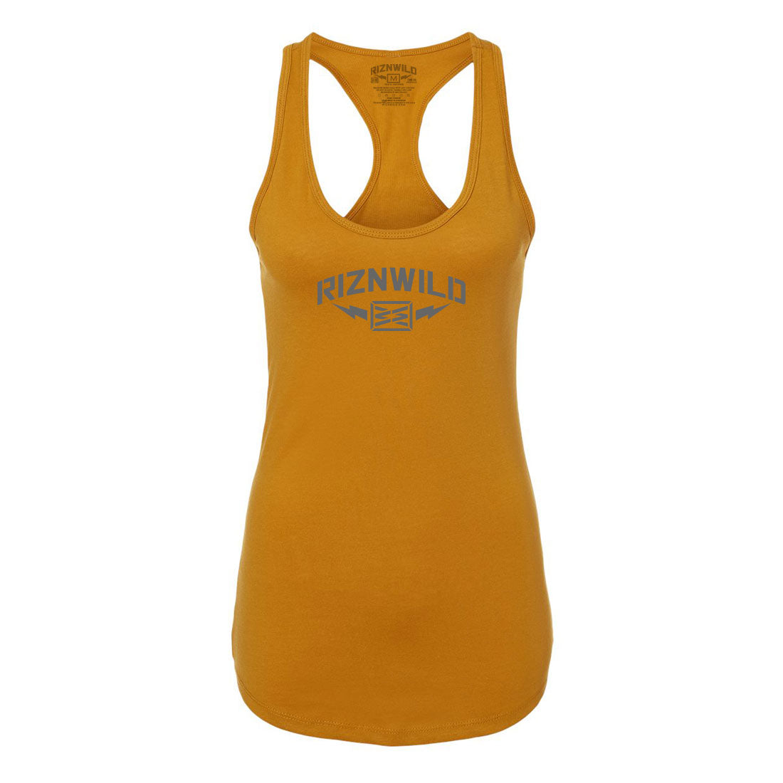 Force Women's Racerback Tank in Antique Gold