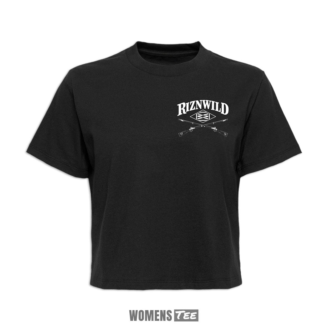 Freedom 250 Womens Heavyweight Boxy Tee in Black