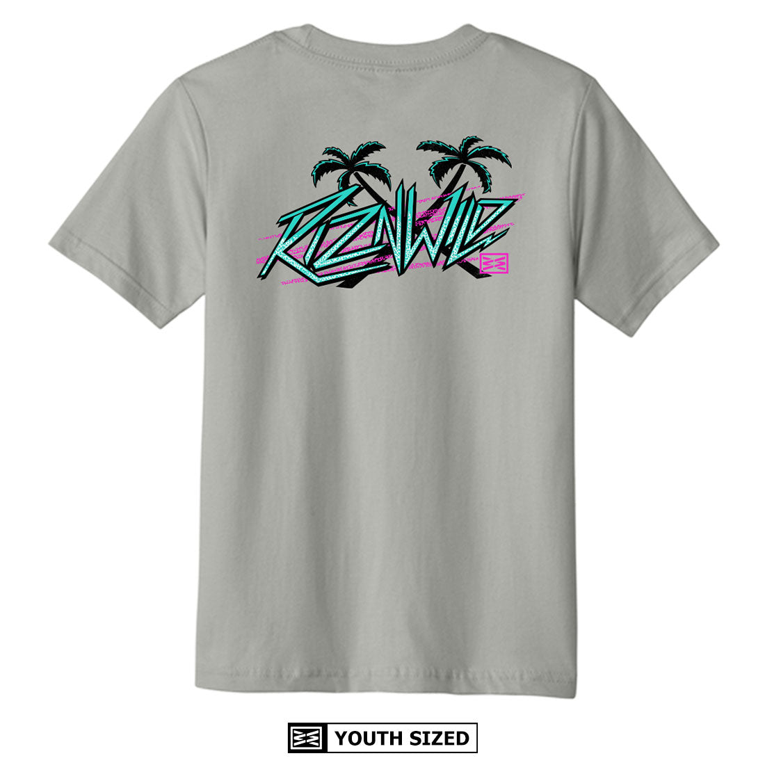 Electra Youth Tee in Light Grey