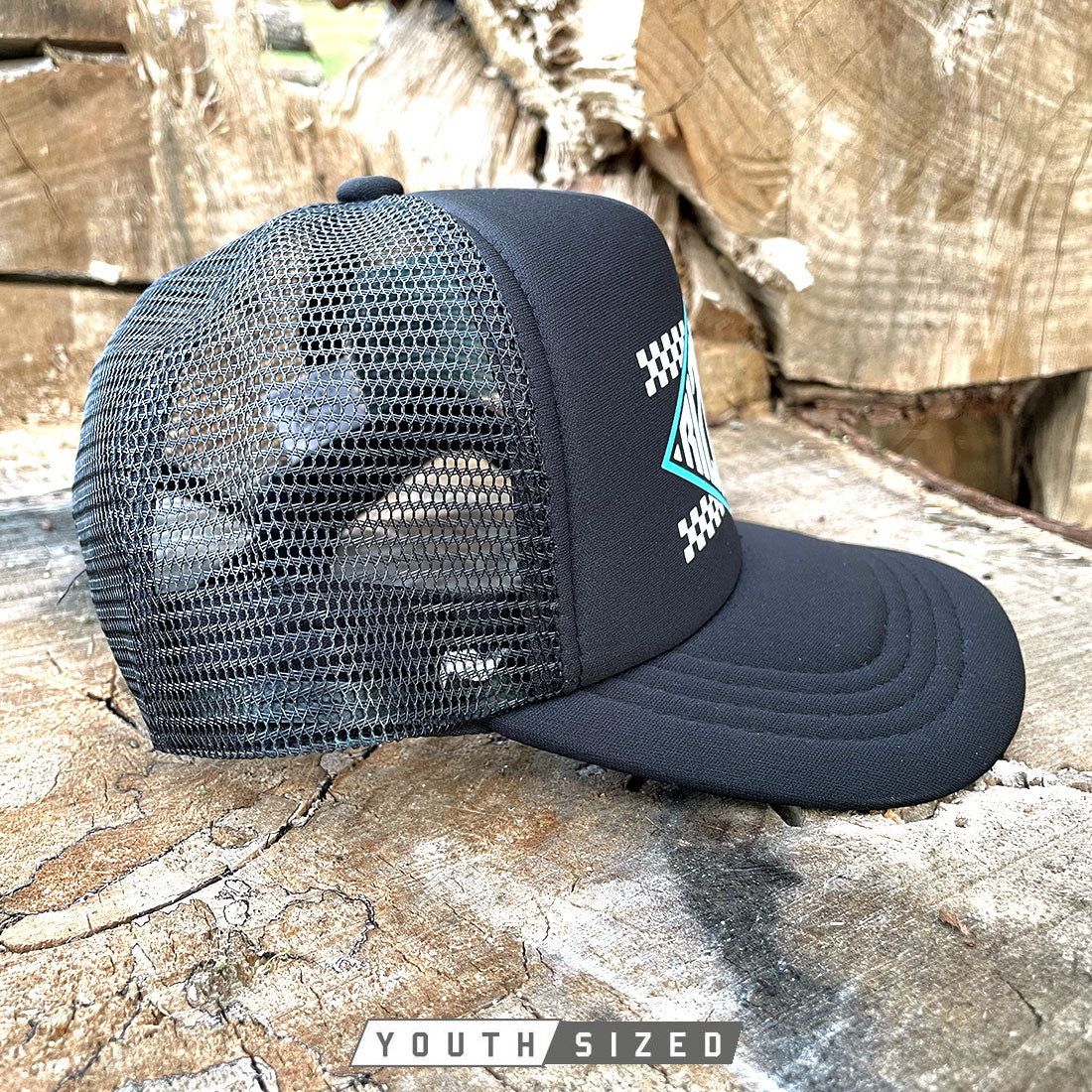 RIZNWILD Legend youth trucker hat in black
