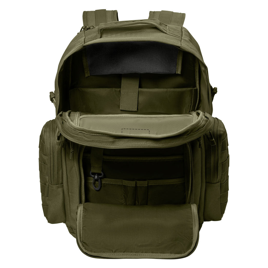 BASIC TACTICAL BACKPACK IN OLIVE DRAB GREEN