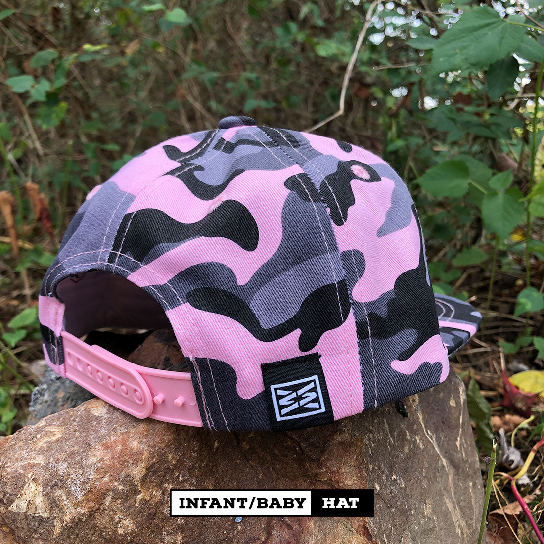 Basic Infant/Baby Hat in Pink/Camo