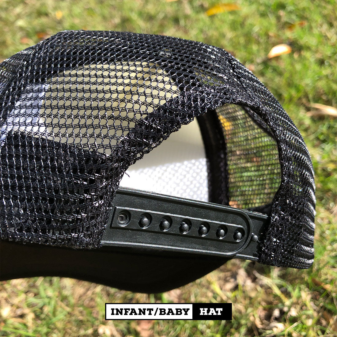 RIZNWILD snapback hat with breathable black mesh back