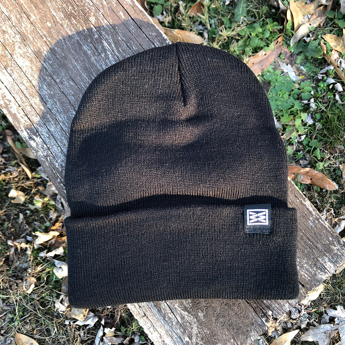 Classic Black Beanie Hat – Soft Acrylic Knit