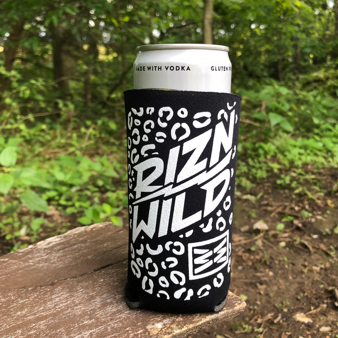 Lurk Slim Koozie in Black 12oz