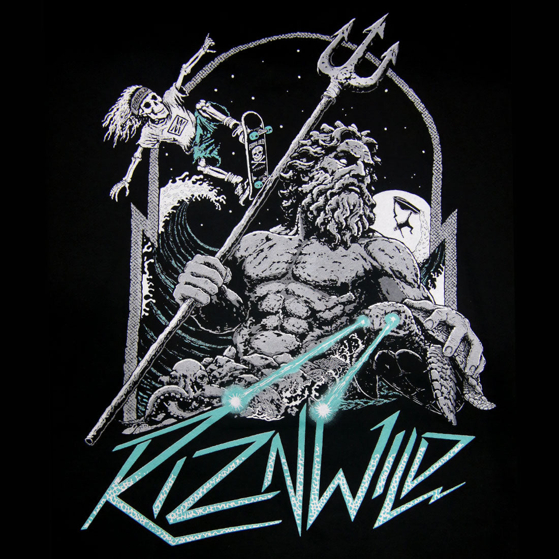 Neptune Men's Heavyweight Pullover Hoodie in Black