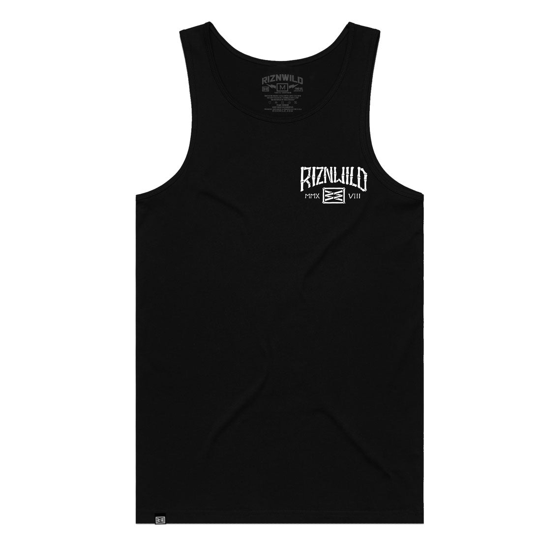 Get ready to party with our ON THE ROCKS tank! This cool black tank features a unique RIZNWILD tiki skeleton graphic, Cheers to looking stylish and having a good time!&nbsp;