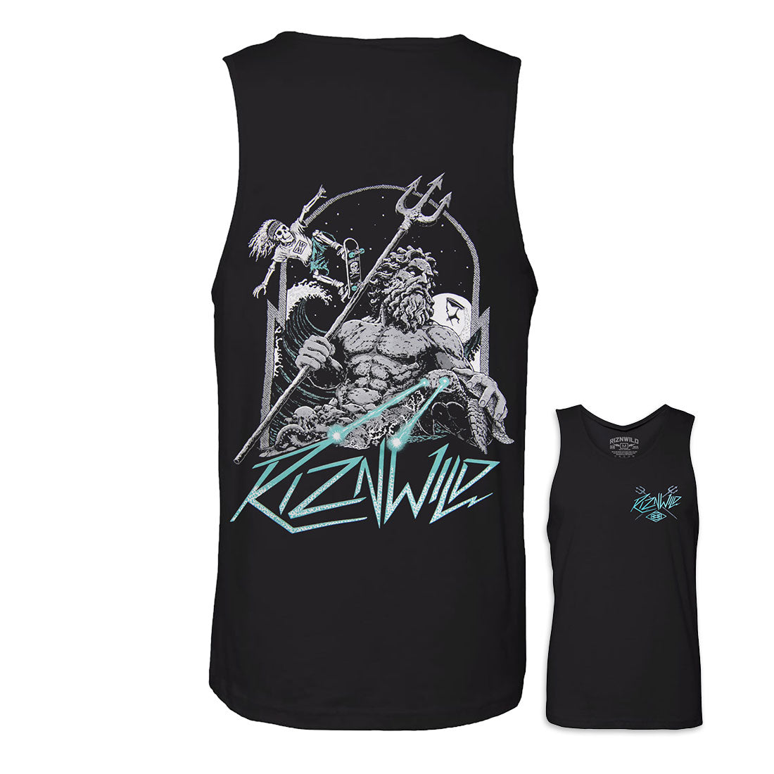 Neptune Men's Tank in Black