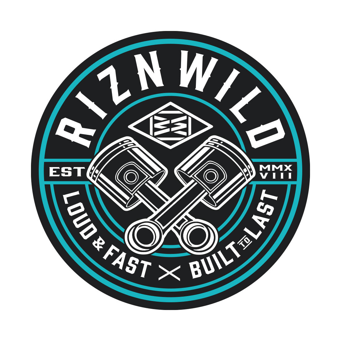 Shift Mens Lightweight Windbreaker Jacket in Blue/Black