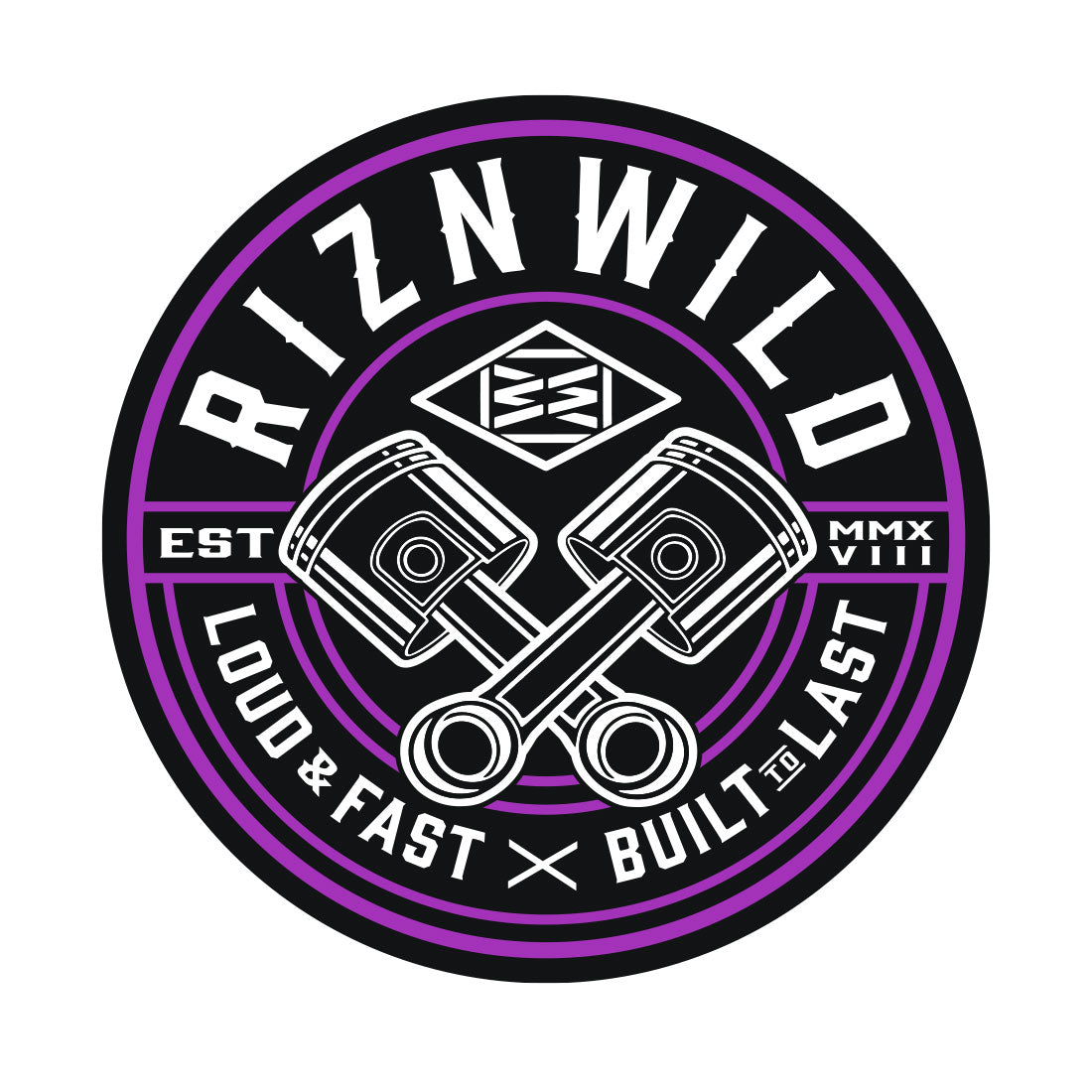 Shift Mens Lightweight Windbreaker Jacket in Purple/Black