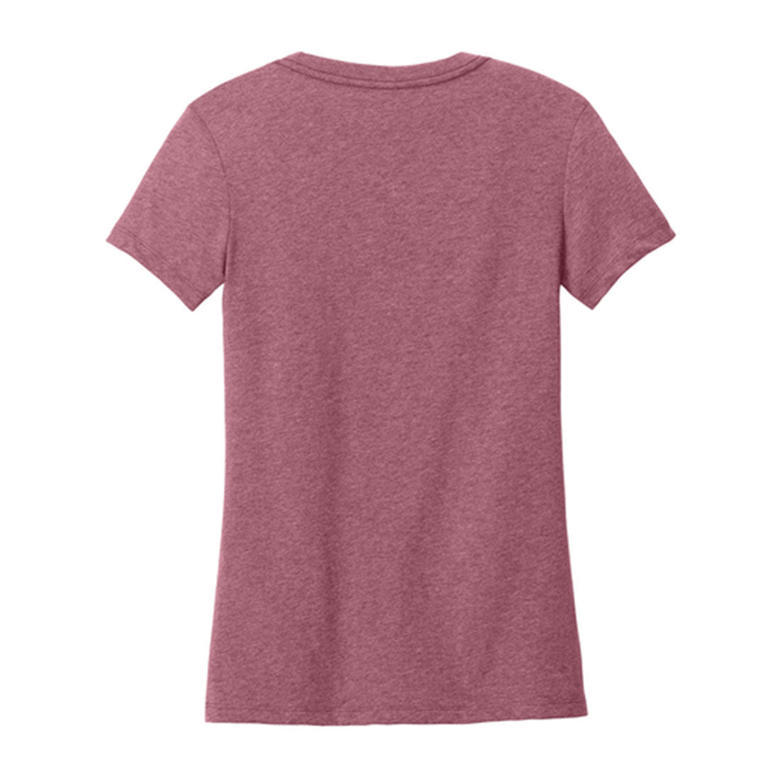 Women’s Orchid Haze Heather t-shirt Back of the shirt view
