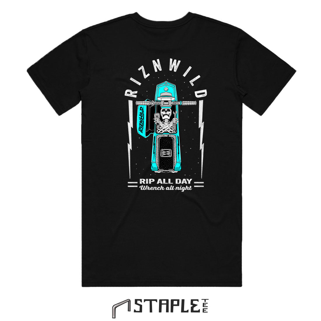 RIZNWILD Sick Jet Ski design mens t-shirt watercraft 