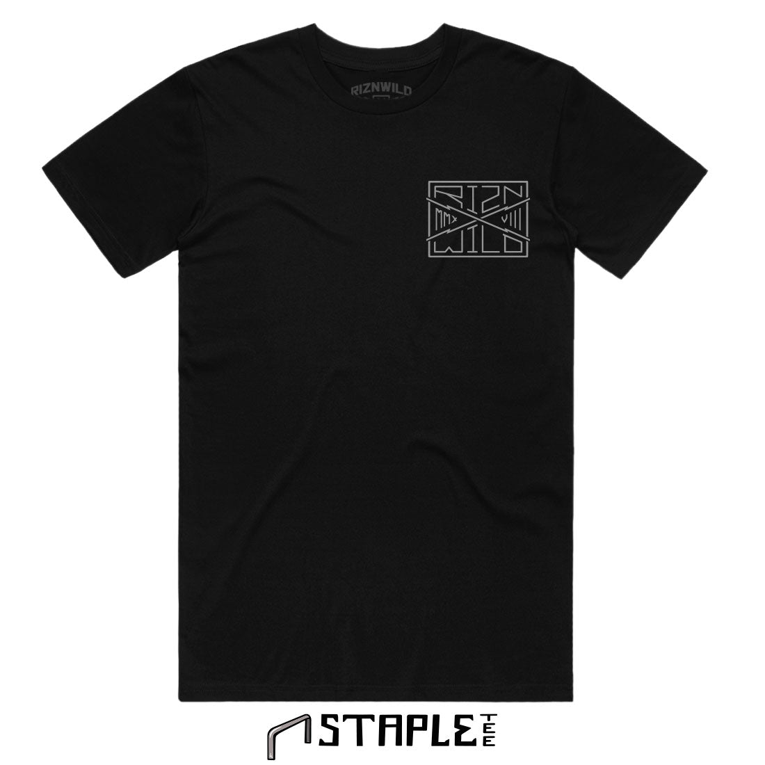 Parallel Mens Staple Tee in Black
