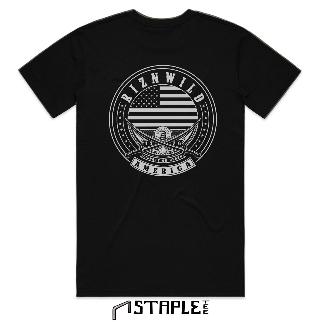 Liberty Mens Staple Tee in Black