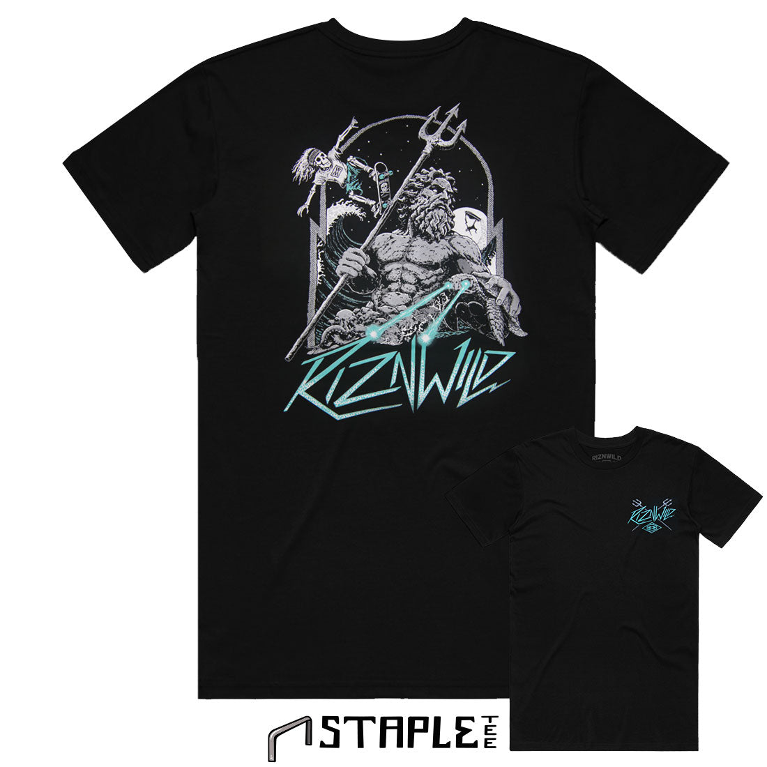 Neptune Men's Staple Tee in Black