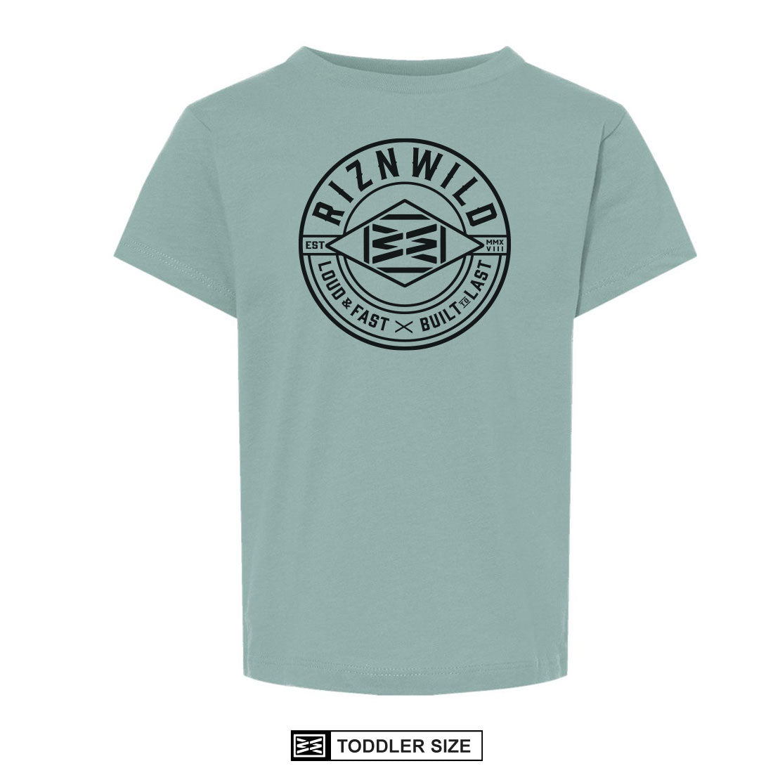 Forge Toddler Tee in Dusty Blue