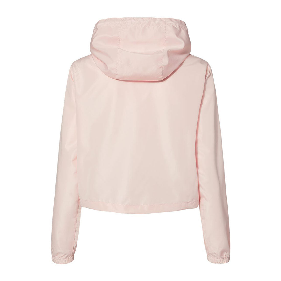 Vault Women's Lightweight Crop Windbreaker Jacket in Blush