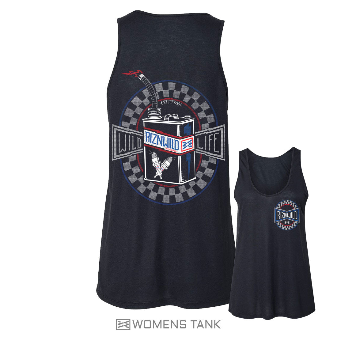 GO JUICE WOMENS JERSEY TANK IN BLACK