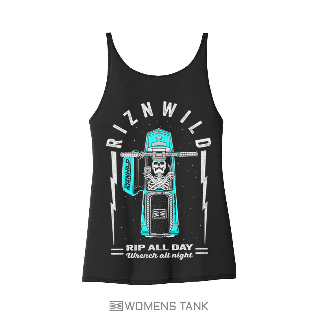 RIP WOMENS SLOUCHY TANK IN BLACK