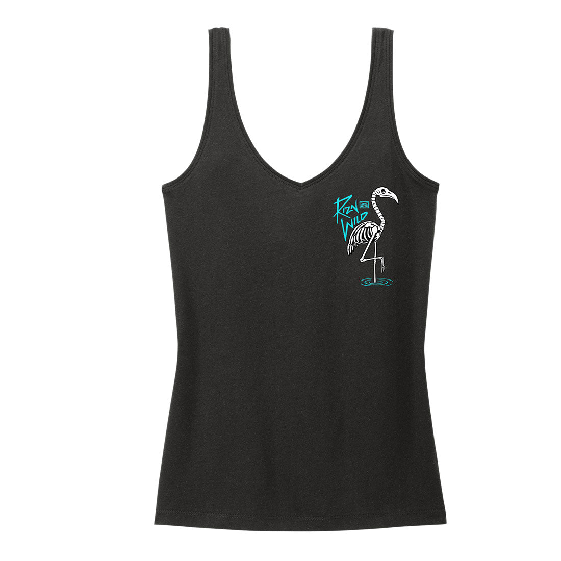 The Skelingo Tank brings undead energy to the beach with electric hues and tropical doom.