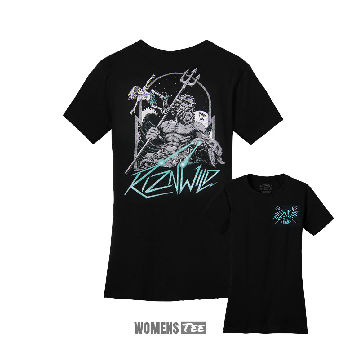 Neptune Women's Short Sleeve Tee in Black
