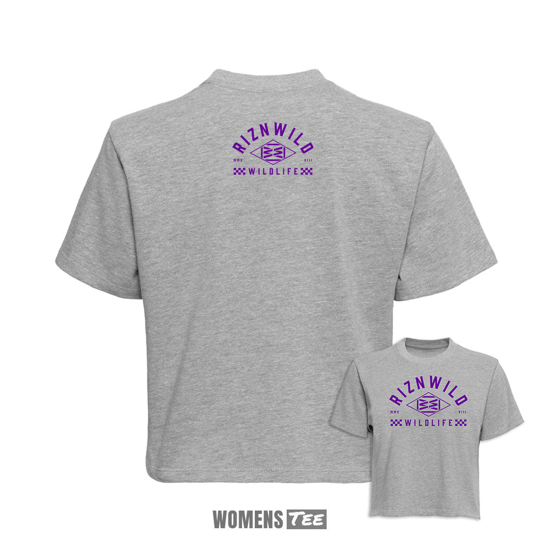 Icon Womens Heavyweight Boxy Tee in Athletic Heather