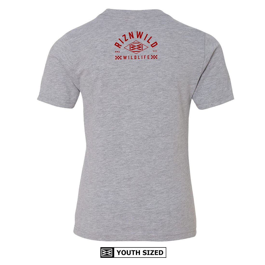 Icon Youth Tee in Heather Grey