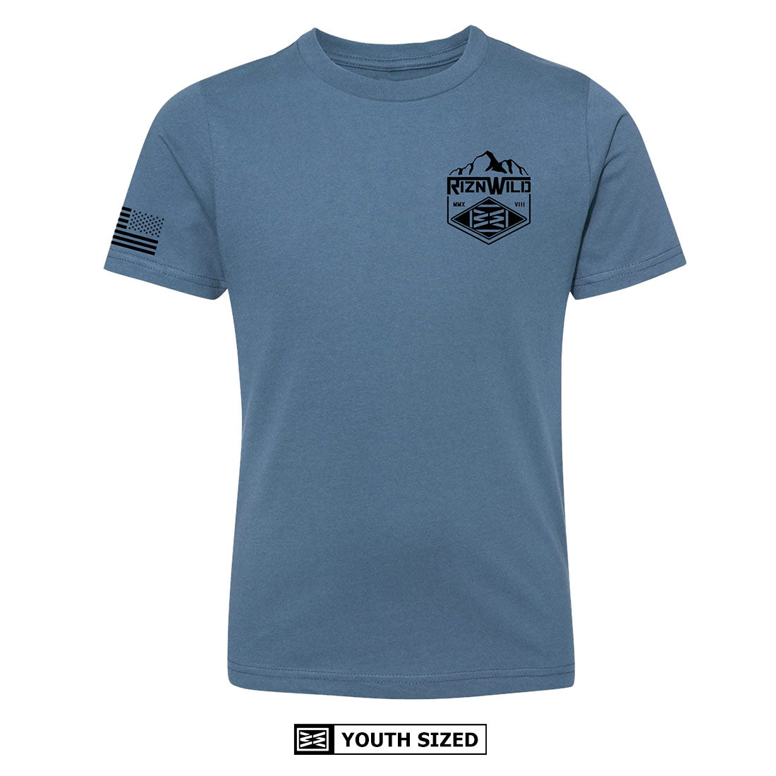 Tankabago Youth Tee in Blue Jean