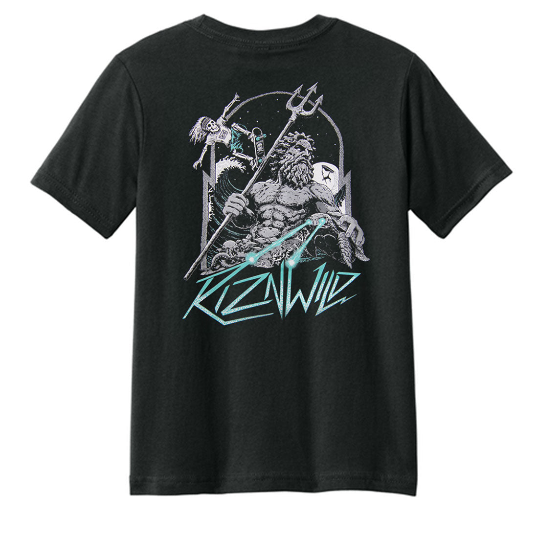 Neptune Youth Tee in Black