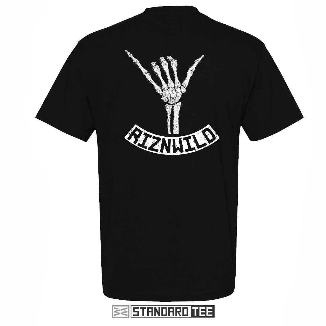 SHAKA MEN'S STAPLE TEE IN BLACK