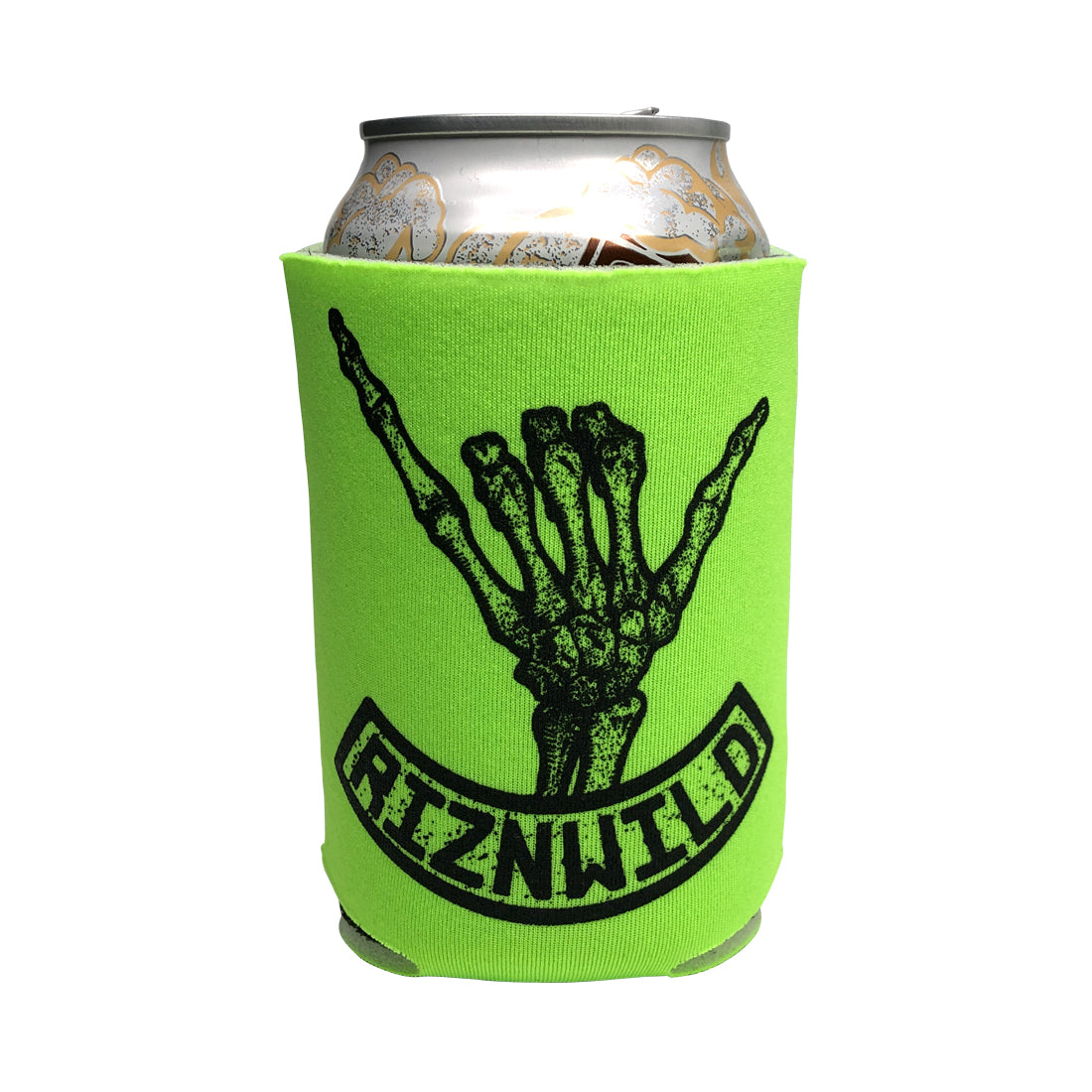 Shaka Koozie in Neon Green