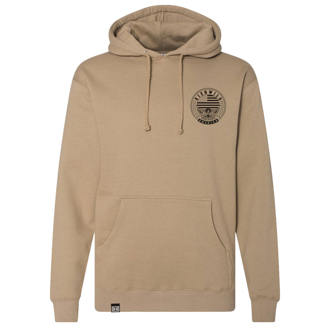 LIBERTY MENS HEAVYWEIGHT PULLOVER HOODIE IN SANDSTONE