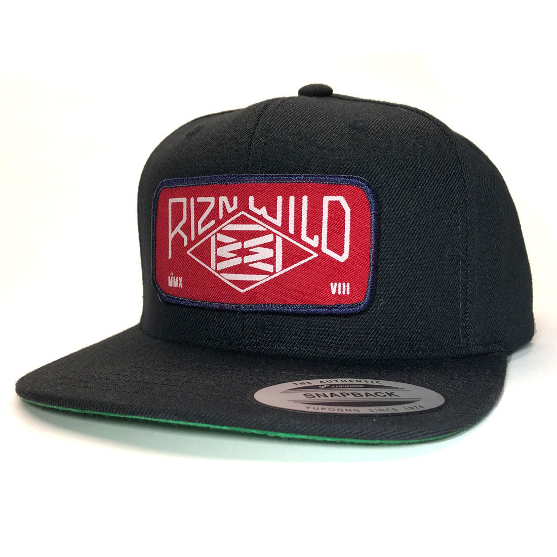 RANGE FLEX FIT FLAT BILL SNAPBACK HAT IN BLACK
