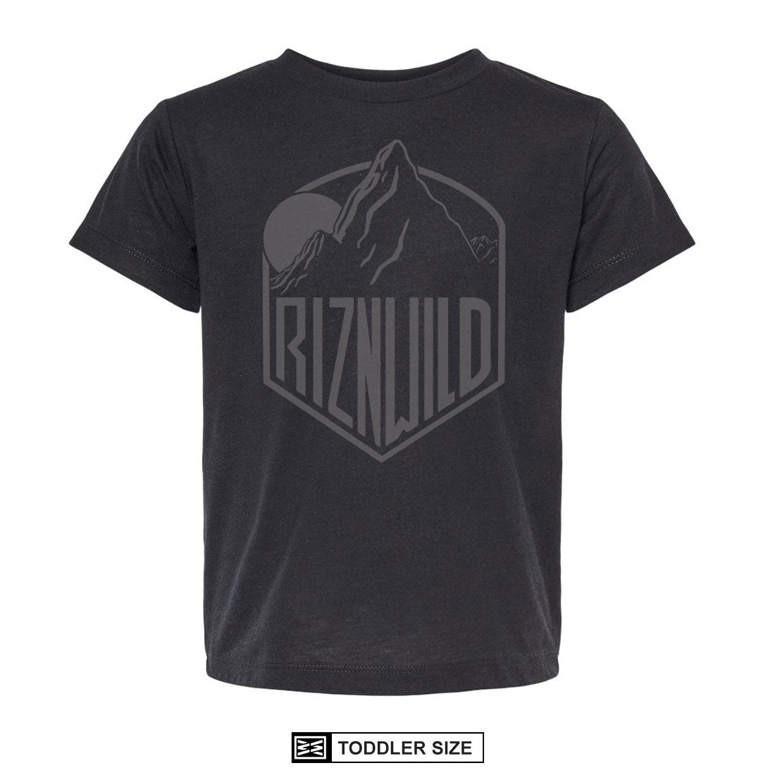 MONUMENT TODDLER TEE IN BLACK