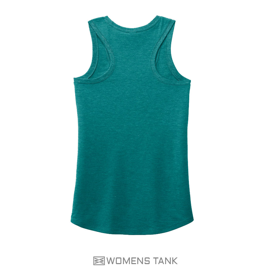 STREAM WOMENS TANK IN HEATHERED TEAL