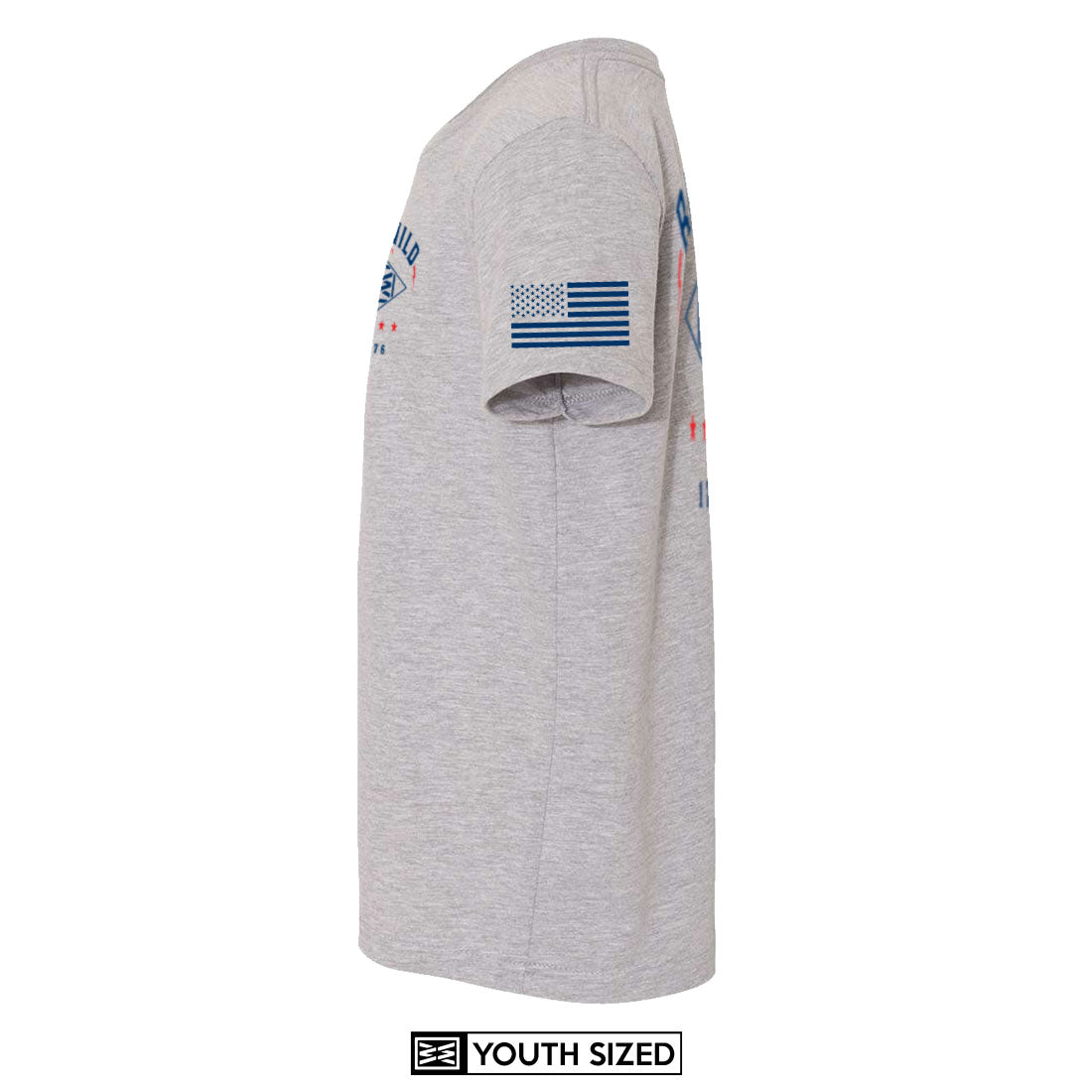 1776 YOUTH TEE IN ATHLETIC HEATHER